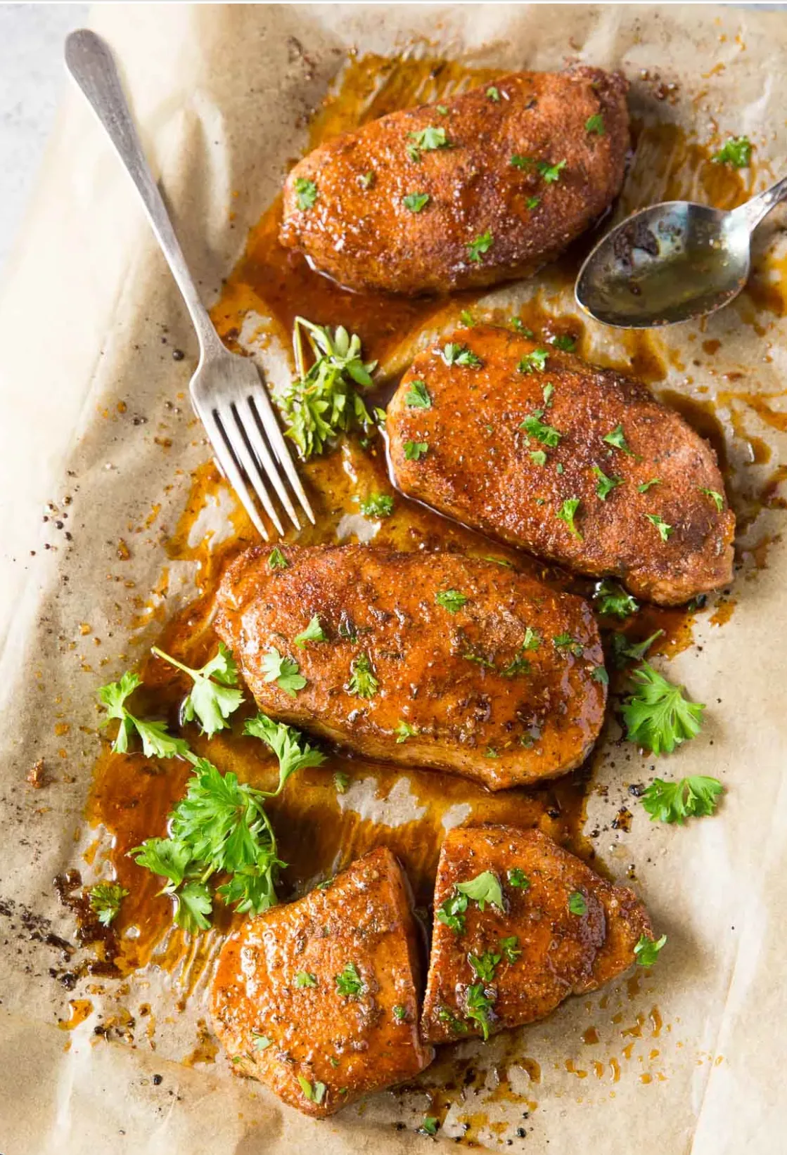 Baked Pork Cutlets