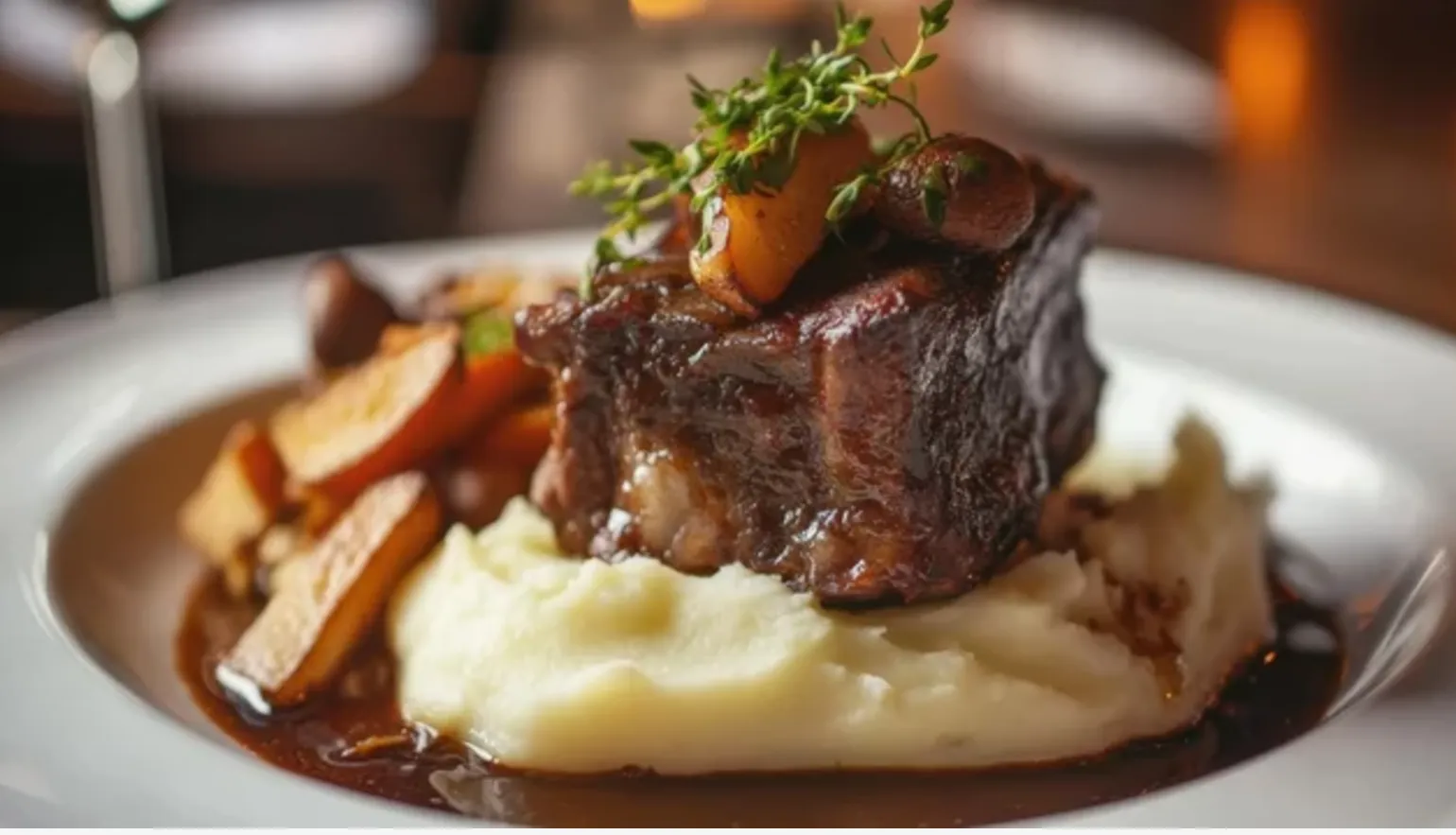 boneless short ribs with mushrooms