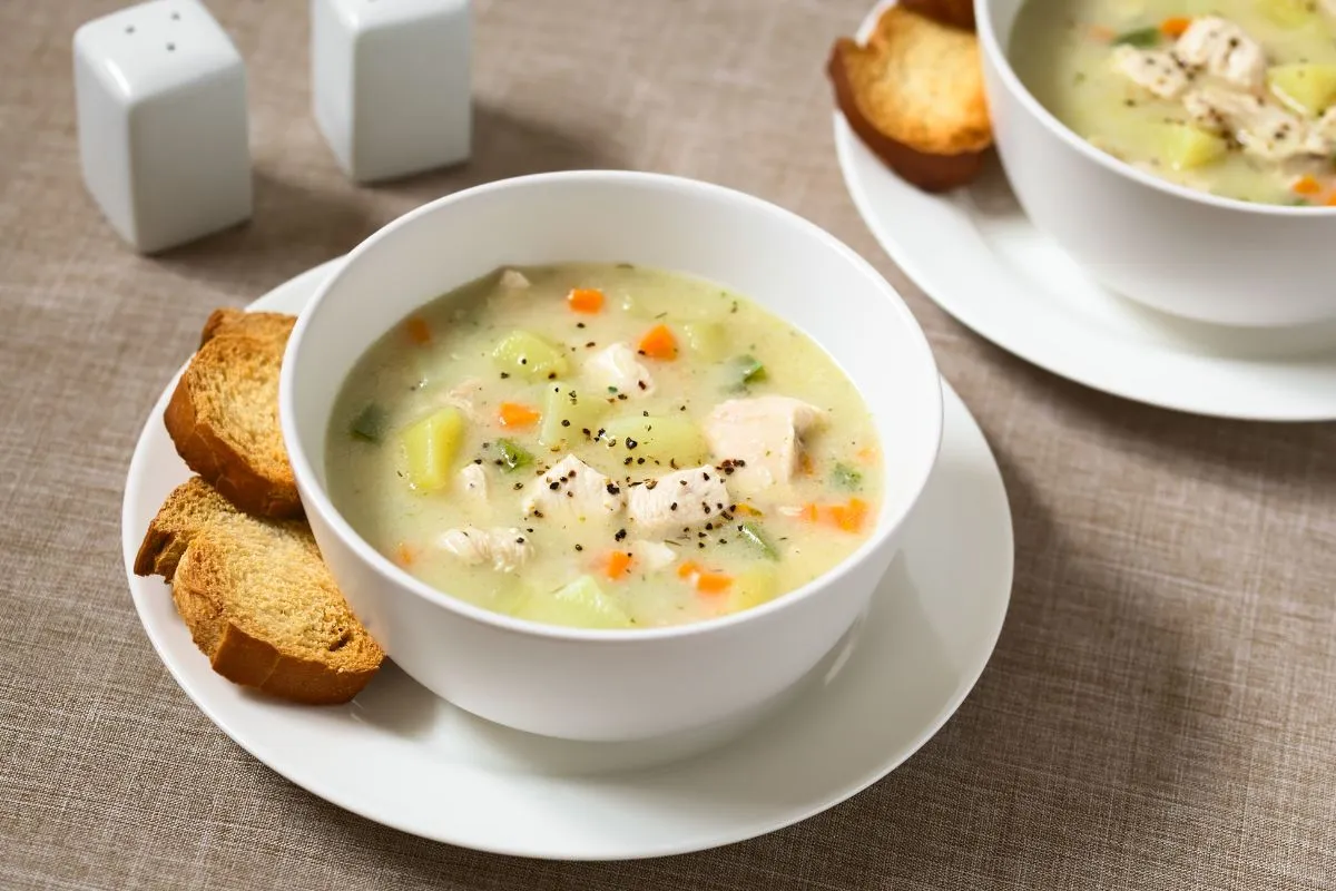 Chicken of the Woods Mushroom Soup