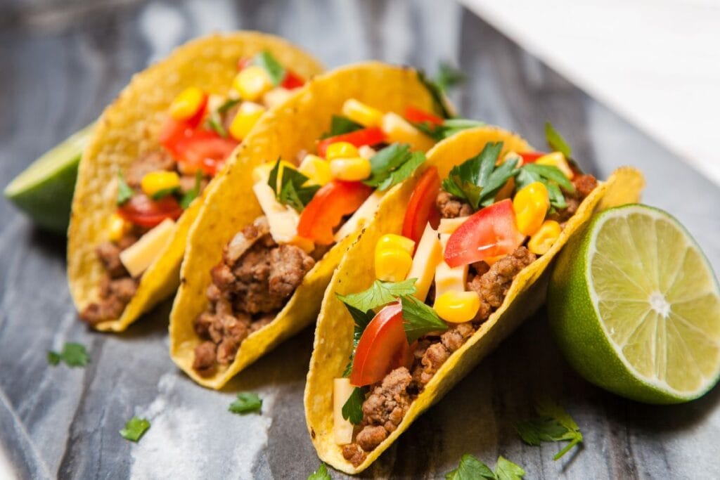 Shaved Beef Tacos