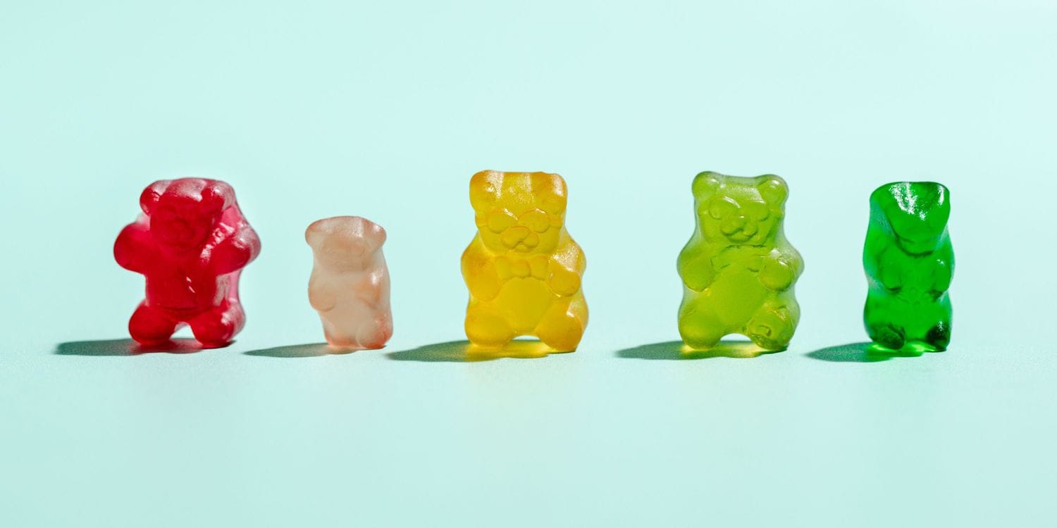 Frozen Sprite-Soaked Gummy Bears